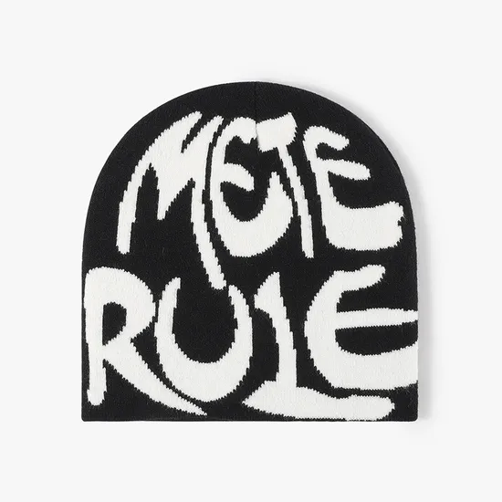 Bonnet tricoté d'hiver double