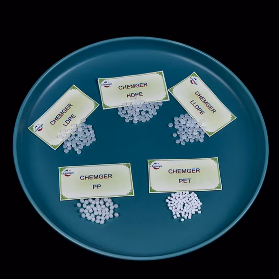 Plastique de HDPE de granule en plastique réutilisé par Vierge de matière première en plastique de catégorie